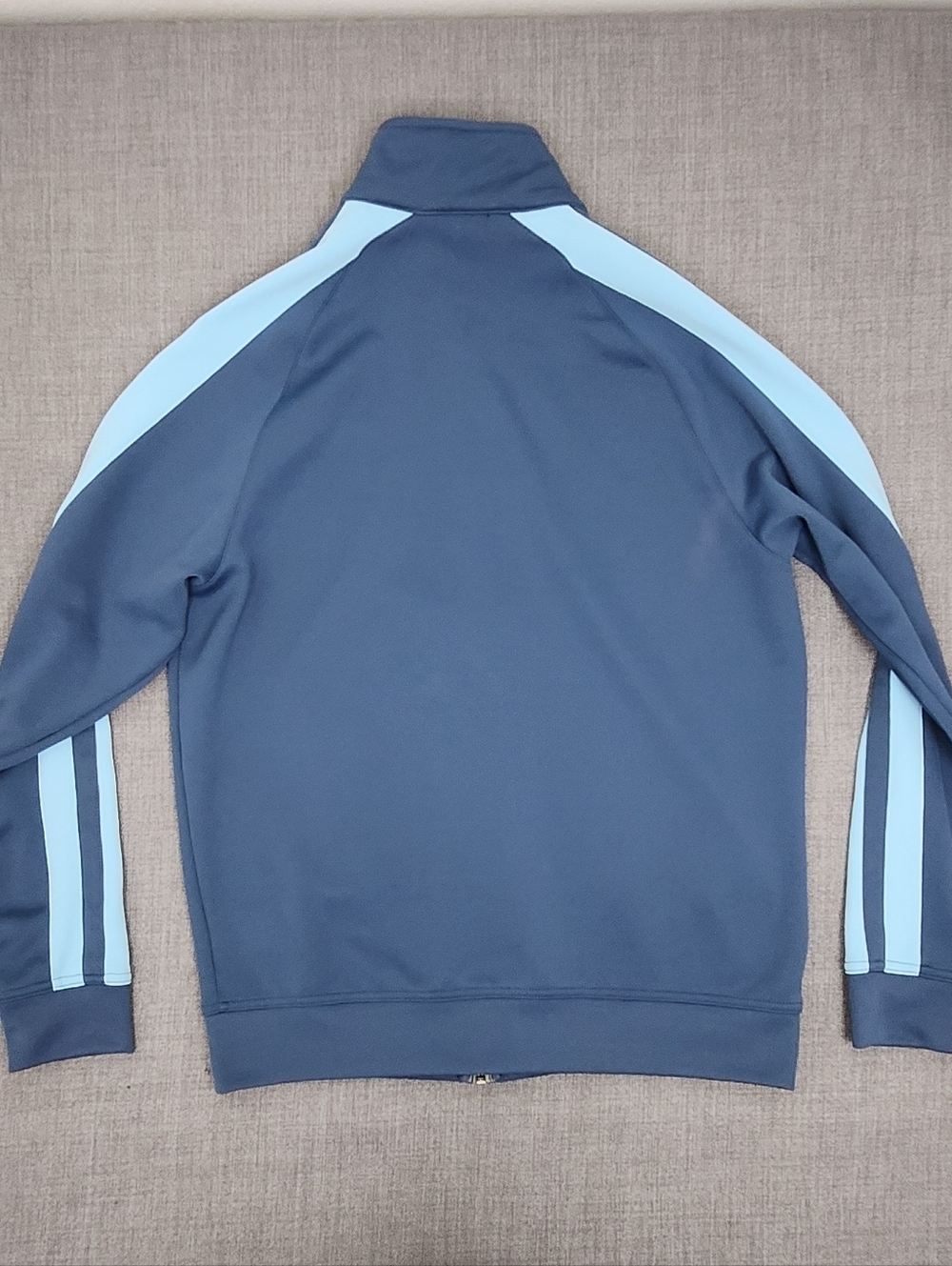 Nike Logo Blue 2 Stripe Zip Up Track Jacket. Large - Picture 5 of 10